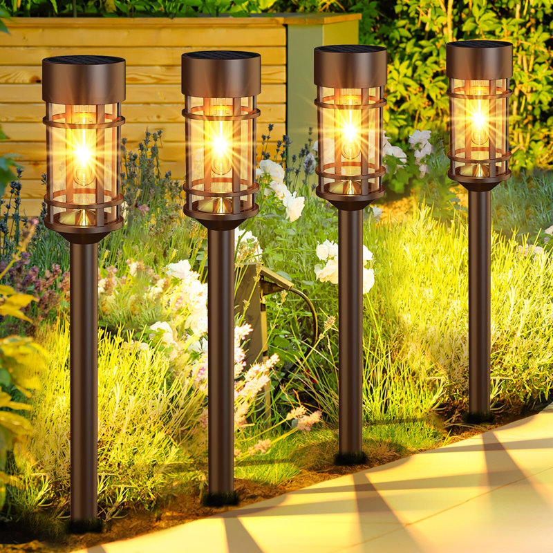 21.5 Solar Powered Outdoor Floor Lamp